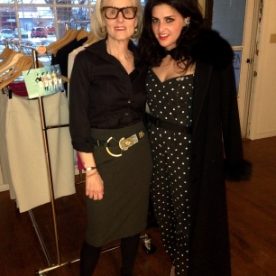 with the lovely Nancy Martin, designer of the NA Martin Pencil Skirt
